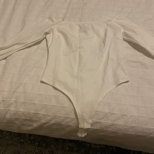 Off the shoulder body suit